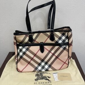 バーバリー ノバチェック トート